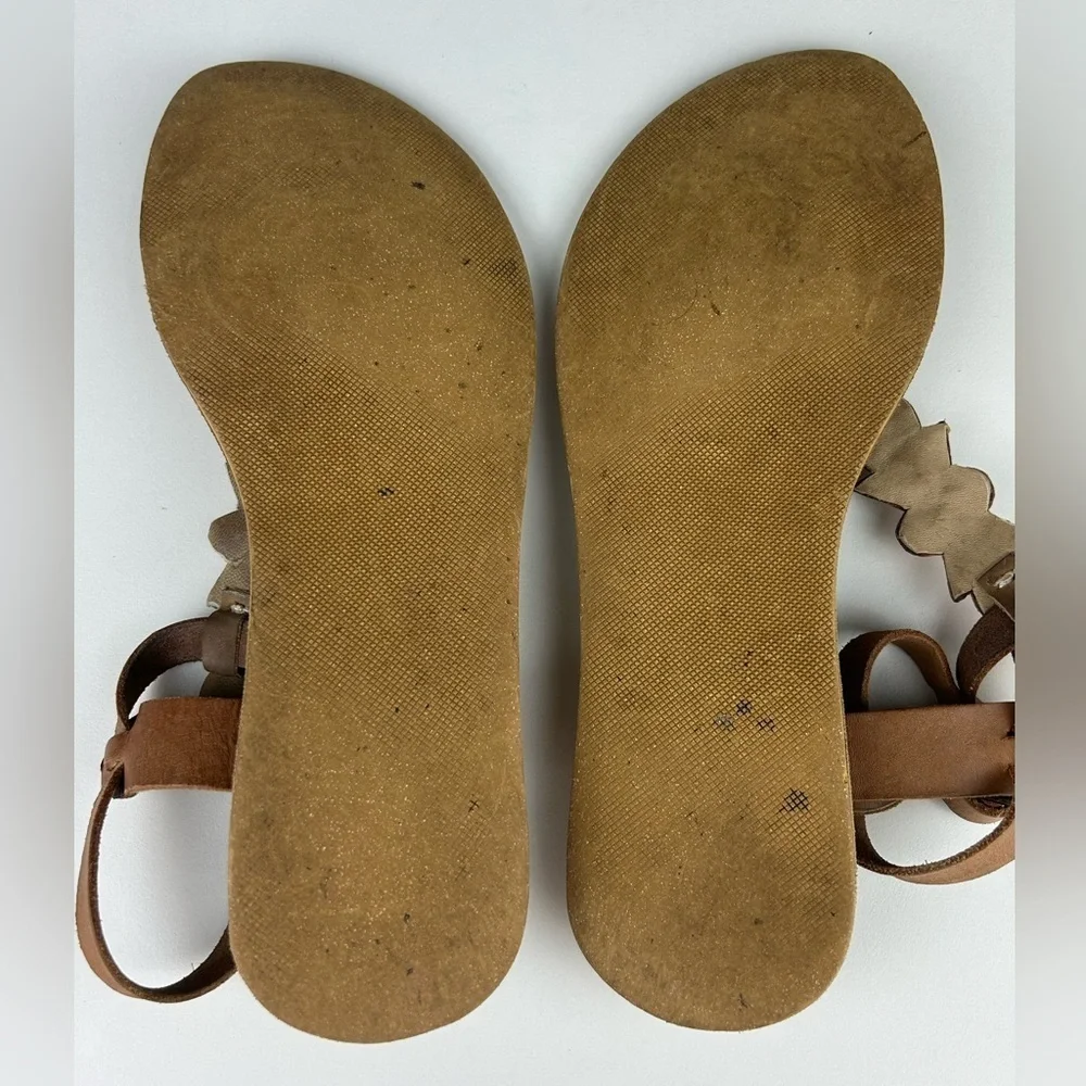 ANTHROPOLOGY LAID BACK LONDON THONG FLIP FLOP SIZE 38 or 7.5 - Picture 5 of 7